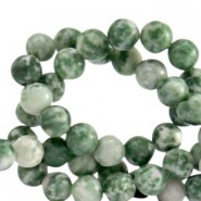 Naturstein Perlen Skarn 6mm Marble green